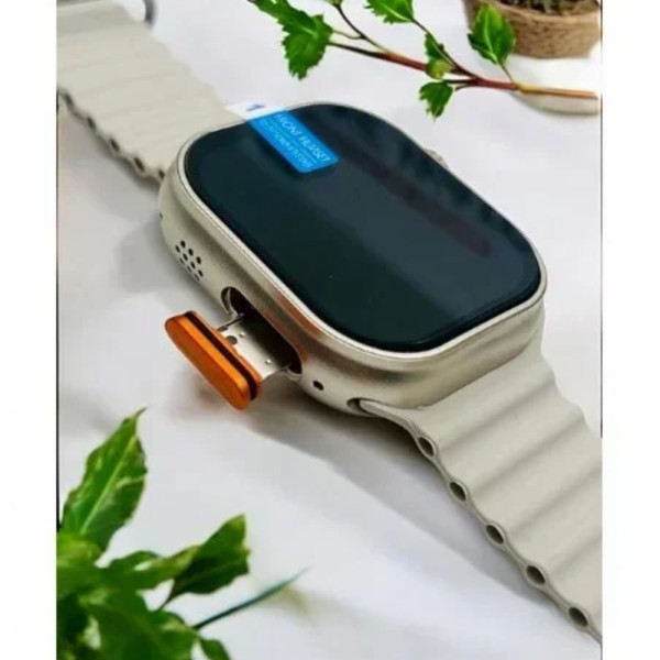 Смарт часовник-телефон BW9 PRO WHITE със SIM карта, 4G свързаност, фитнес функции  и вградена камера с висока резолюция